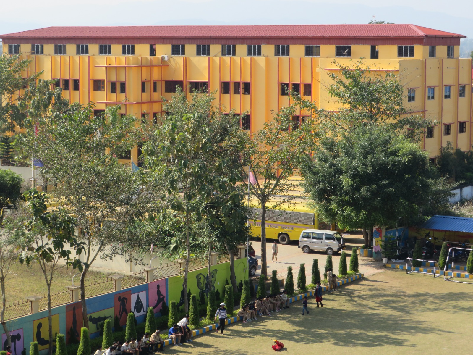 Students at St. Xavier's